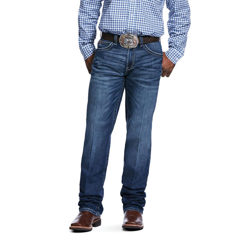 Ariat Jeans Herren - M2 Relaxed Stretch Adkins Boot Cut Blau ( TZNLD-7032 )